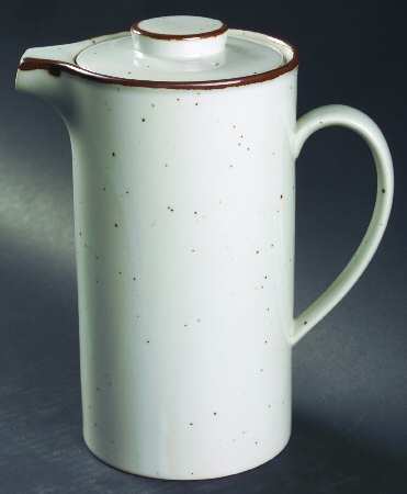 Trend Pacific Earthstone Rust Brown Coffee Pot & Lid