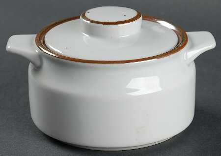 Trend Pacific Earthstone Rust Brown Individual Casserole & Lid