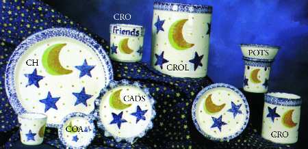 Moon and Stars White (Made in Mold) by Three Rivers