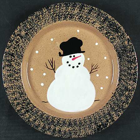 Navy Snowman (Made in Mold) by Three Rivers