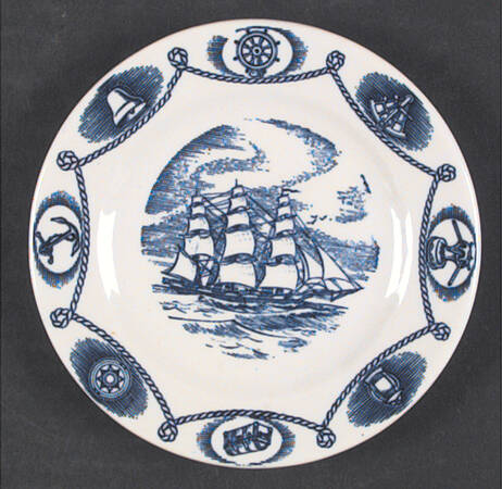 Trade Winds Cobalt Blue (White Body) by Tepco