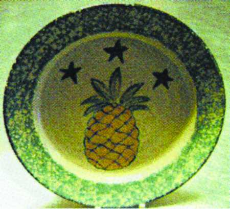 Pineapple and Star Black by Three Rivers