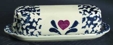 Sponge-Blue (Red Hearts) by Tienshan