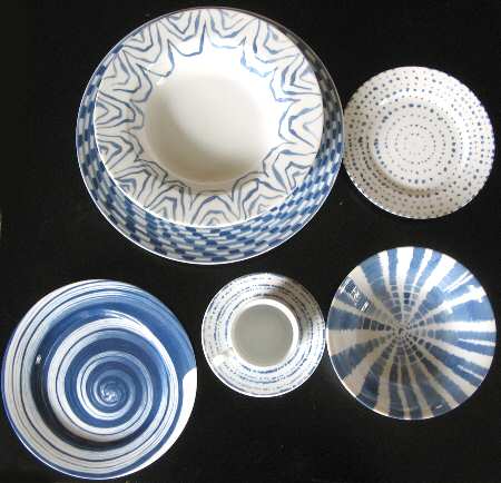 Volare (Blue, Geometric) by Taitu