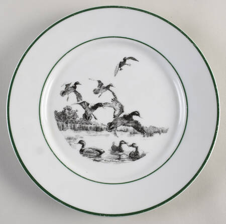 Mallards (Green Trim) by Ten Strawberry Street