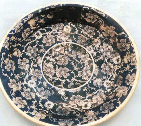Mazarine Blue & Gold by Unknown Manufacturer