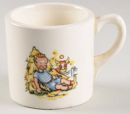 Child's Advertising Mugs by Unknown Manufacturer