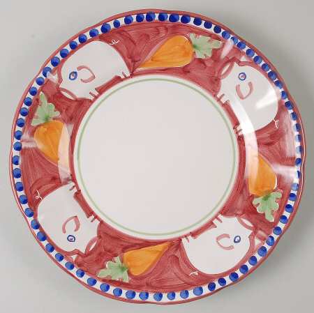 Vietri (Italy) Campagna Pig (Porco) Dinner Plate