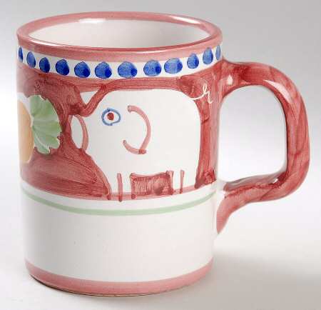 Vietri (Italy) Campagna Pig (Porco) Mug