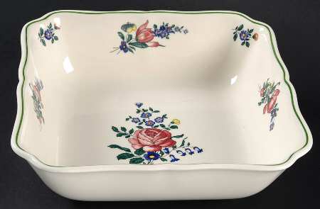 Villeroy & Boch Alt Strassburg (Trim Off Edge) 8" Square Vegetable Bowl