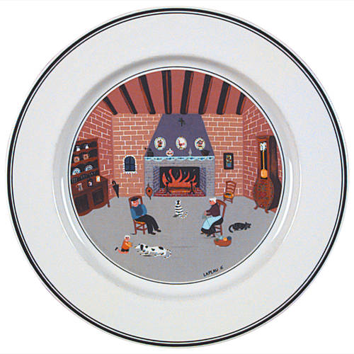 Villeroy & Boch Design Naif Salad Plate, By the Fireside