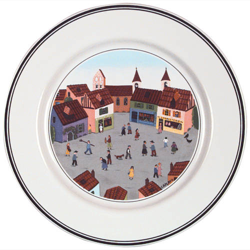 Villeroy & Boch Design Naif Salad Plate, Old Village Square