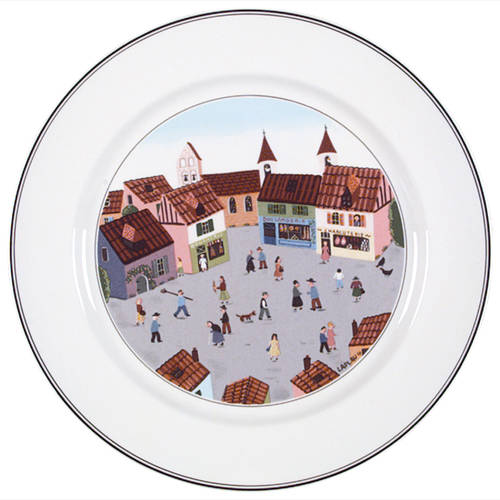 Villeroy & Boch Design Naif Dinner Plate, Old Village Square