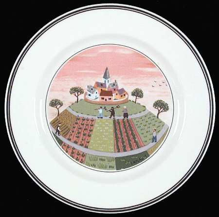 Villeroy & Boch Design Naif Bread & Butter Plate, Farmers Village