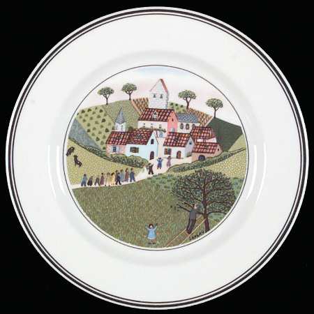 Villeroy & Boch Design Naif Bread & Butter Plate, Wedding Procession