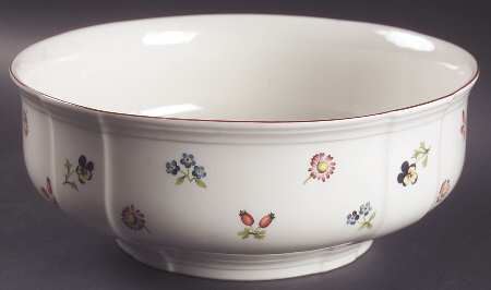 Villeroy & Boch Petite Fleur 9" Round Vegetable Bowl
