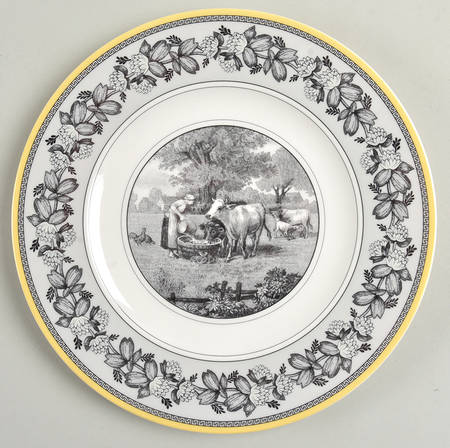 Audun Ferme French Country White Porcelain Salad Plate