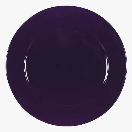 Service Plates Plum by Vietri (Italy)