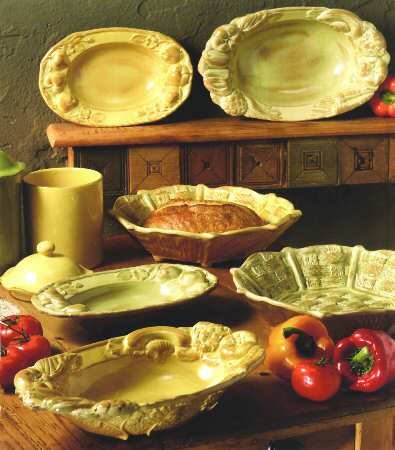 Peasant Accessories Yellow by Vietri (Italy)