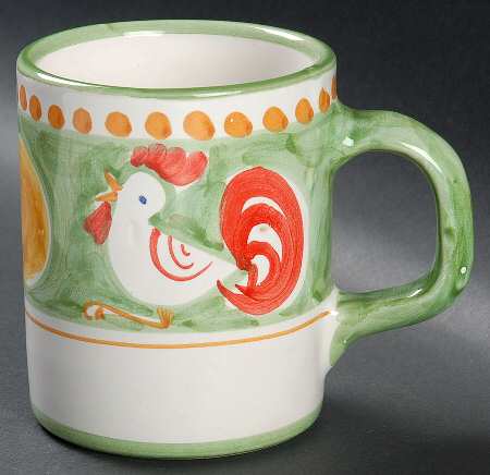 Vietri (Italy) Campagna Rooster (Gallina) Mug