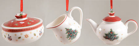 Villeroy & Boch Toy's Delight (3 Pc) Ornament Set (Teapot,Creamer,Sugar)