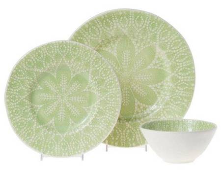 Lace Pistachio by Vietri (Italy)