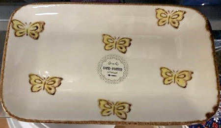 Value Ceramic V4C8 9" Rectangular Serving Platter