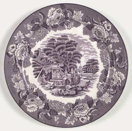 English Scenery Purple by Wood & Sons