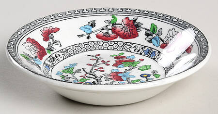 Wood  Sons Indian Tree No Trim FruitDessert Sauce Bowl