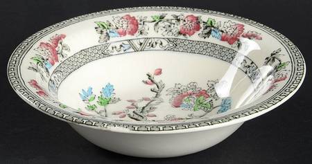 Wood Sons Indian Tree No Trim Rim Cereal Bowl Wood Sons Indian Tree No Trim Rim Cereal Bowl