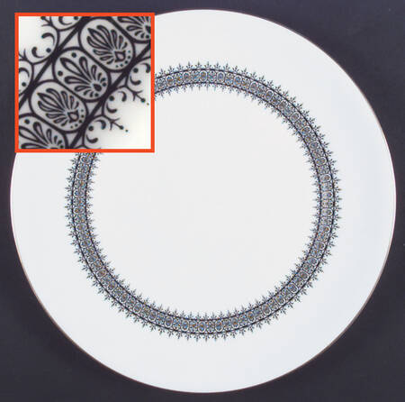Astor Black On White (Newer) by Wedgwood