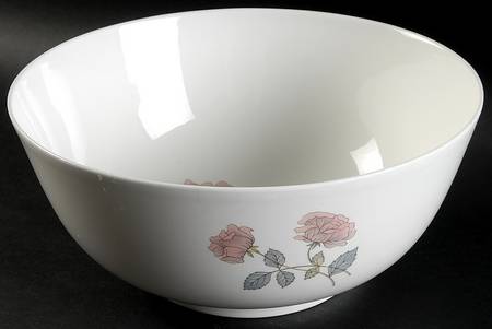 Wedgwood Flame Rose 9" Salad Serving Bowl