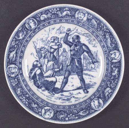 Ivanhoe (Flow Blue) by Wedgwood