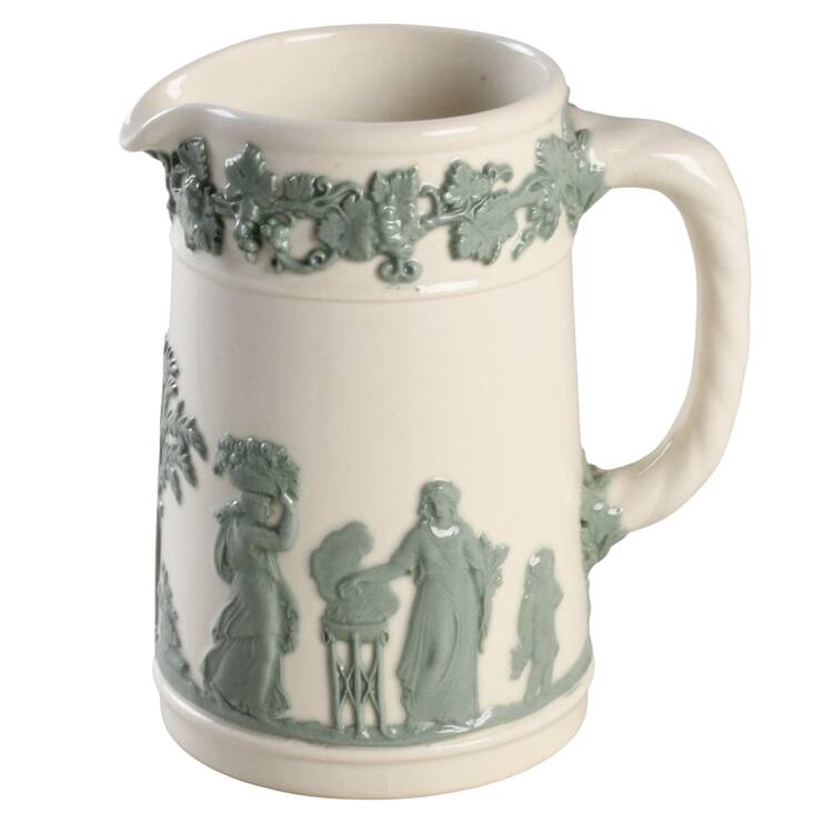 Celadon on Cream Color Jasperware by Wedgwood