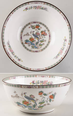 Wedgwood Kutani Crane 9" Salad Serving Bowl
