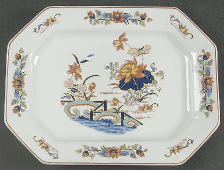 Wedgwood Lotus 11" Oval Serving Platter