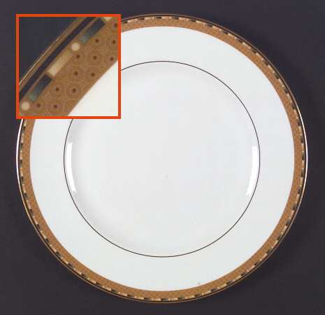 Wedgwood Persia (Newer, 1997) Accent Dinner Plate