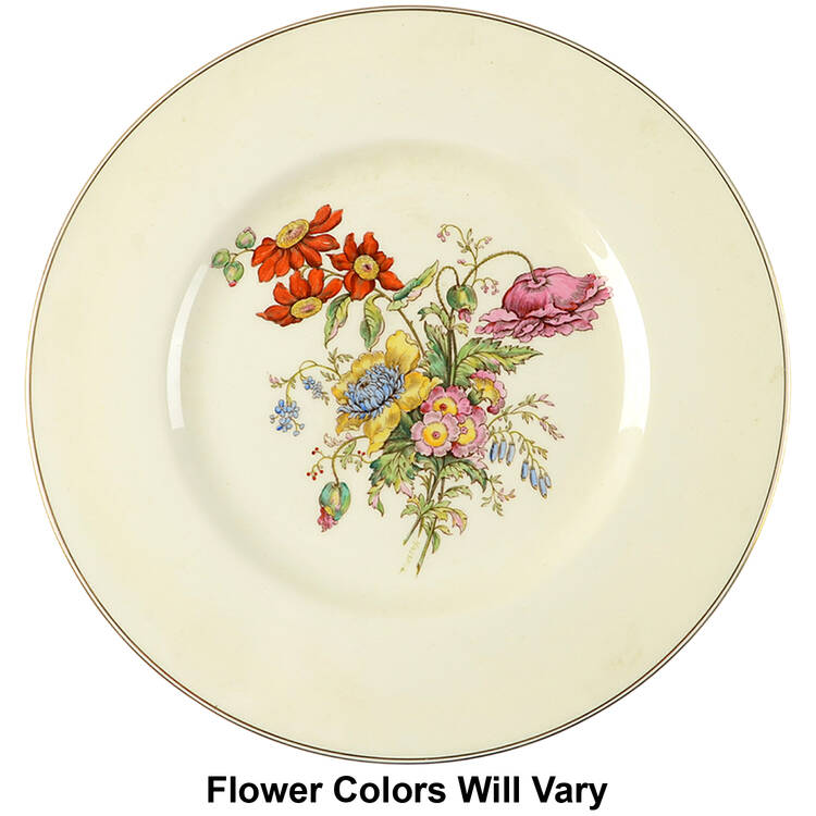 Posy Sprays White Rim by Wedgwood