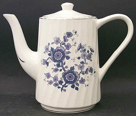 Wedgwood Royal Blue Coffee Pot & Lid