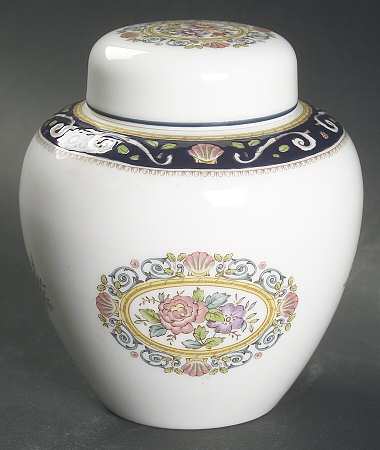 Wedgwood Runnymede Blue Small Ginger Jar & Lid
