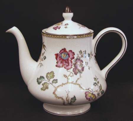 Wedgwood Swallow (Yellow Brown Trim) Teapot & Lid