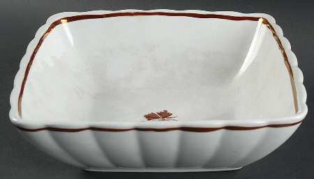 Wedgwood Tea Leaf 9" Square Vegetable Bowl
