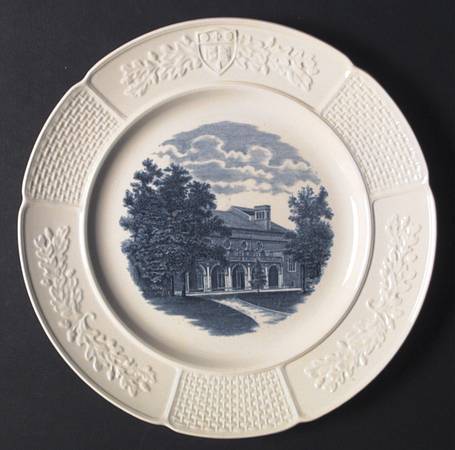 Wellesley College Blue (Embossed) by Wedgwood