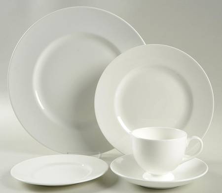Wedgwood Wedgwood White (Bone) 40 Piece Estate Set