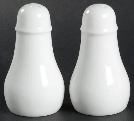 Wedgwood Wedgwood White (Bone) Salt & Pepper Set