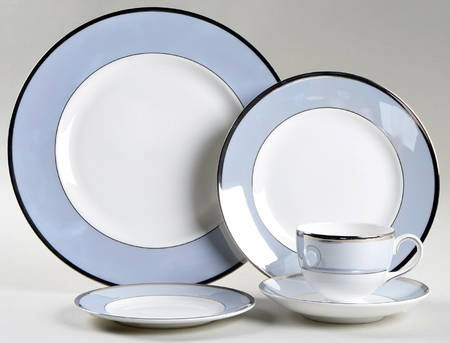 Wedgwood Lustreware Blue Fin 5 Piece Place Setting