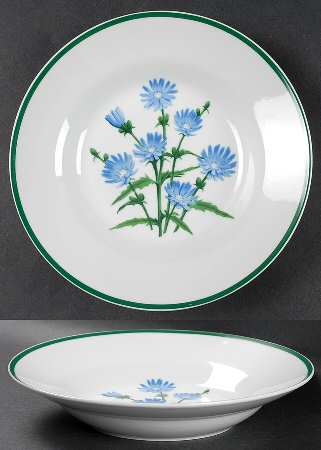 National Wildlife Federation American Wildflowers Rim Soup Bowl