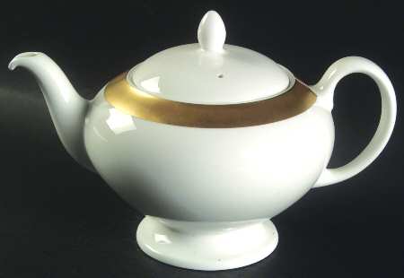 Wedgwood Satine Gold Teapot & Lid