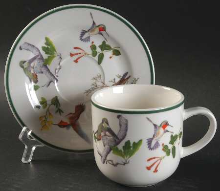 National Wildlife Federation WFE13 Flat Cup & Saucer Set