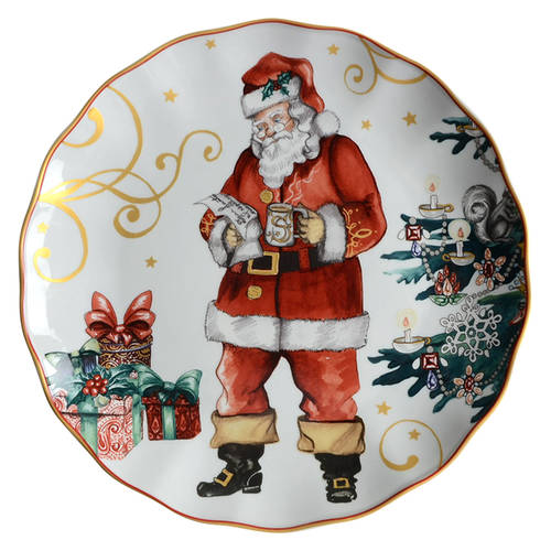 Williams-Sonoma Twas the Night Before Christmas Dinner Plate
